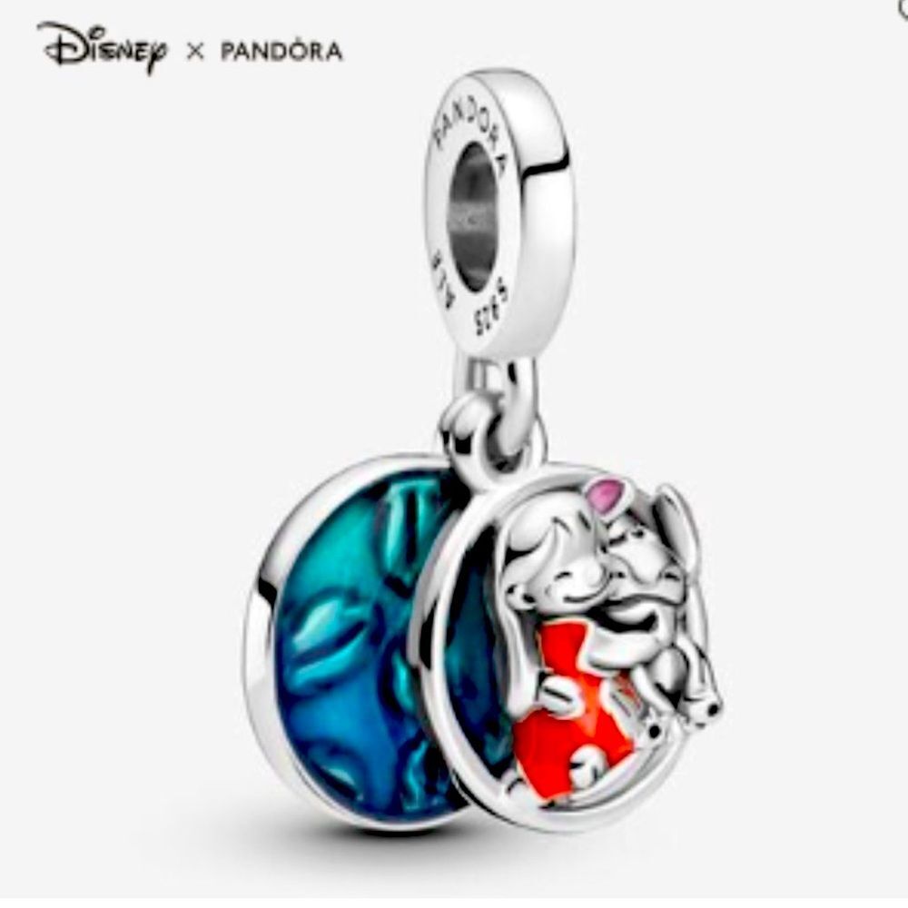 NWOT Pandora x Disney Stitch Double Layer Charm #799383C01